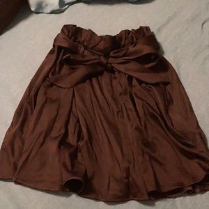 NWT Belted black skirt